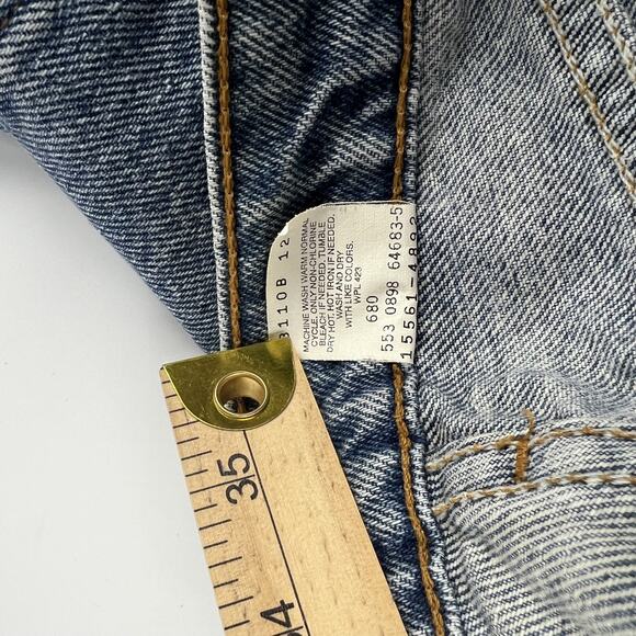 Vintage Levi’s 560 Women’s Jeans Sz 10 Reg Loose Fit Straight Leg Made in USA - Picture 6 of 11